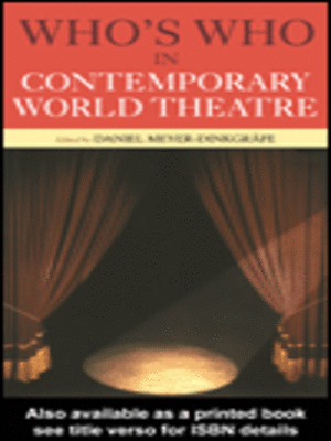 cover image of Who's Who in Contemporary World Theatre